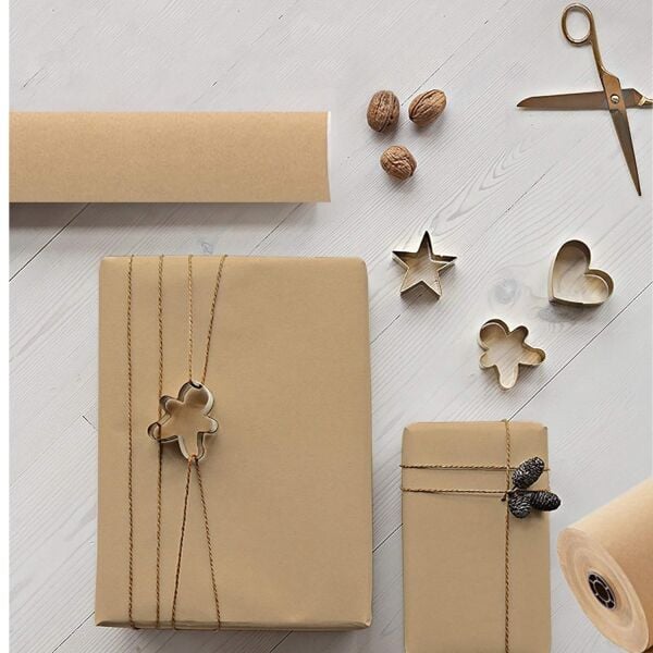 Kraft Rulo Ambalaj Kağıdı, Çeyiz, Koli, Hediye Paketleme, Çiçek Buket, DIY Kağıdı, 80g, 120cm x 50m