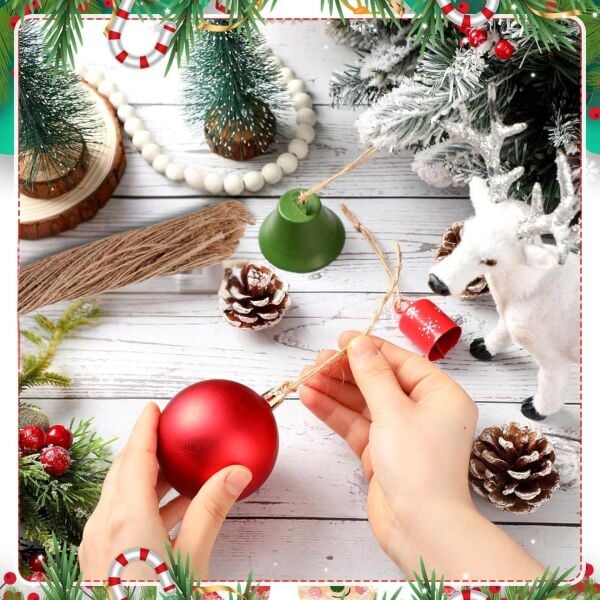 Doğal Kesilmiş Jüt İp Seti, 100lü-35 Cm, Kraft Hediye Paketleme & Süsleme İpi, Etiket ve Ambalaj İpi