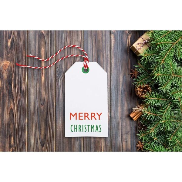 Kesilmiş Kırmızı Beyaz İp Seti, 100lü-35 Cm, Hediye Paketleme & Süsleme İpi, Etiket ve Ambalaj İpi