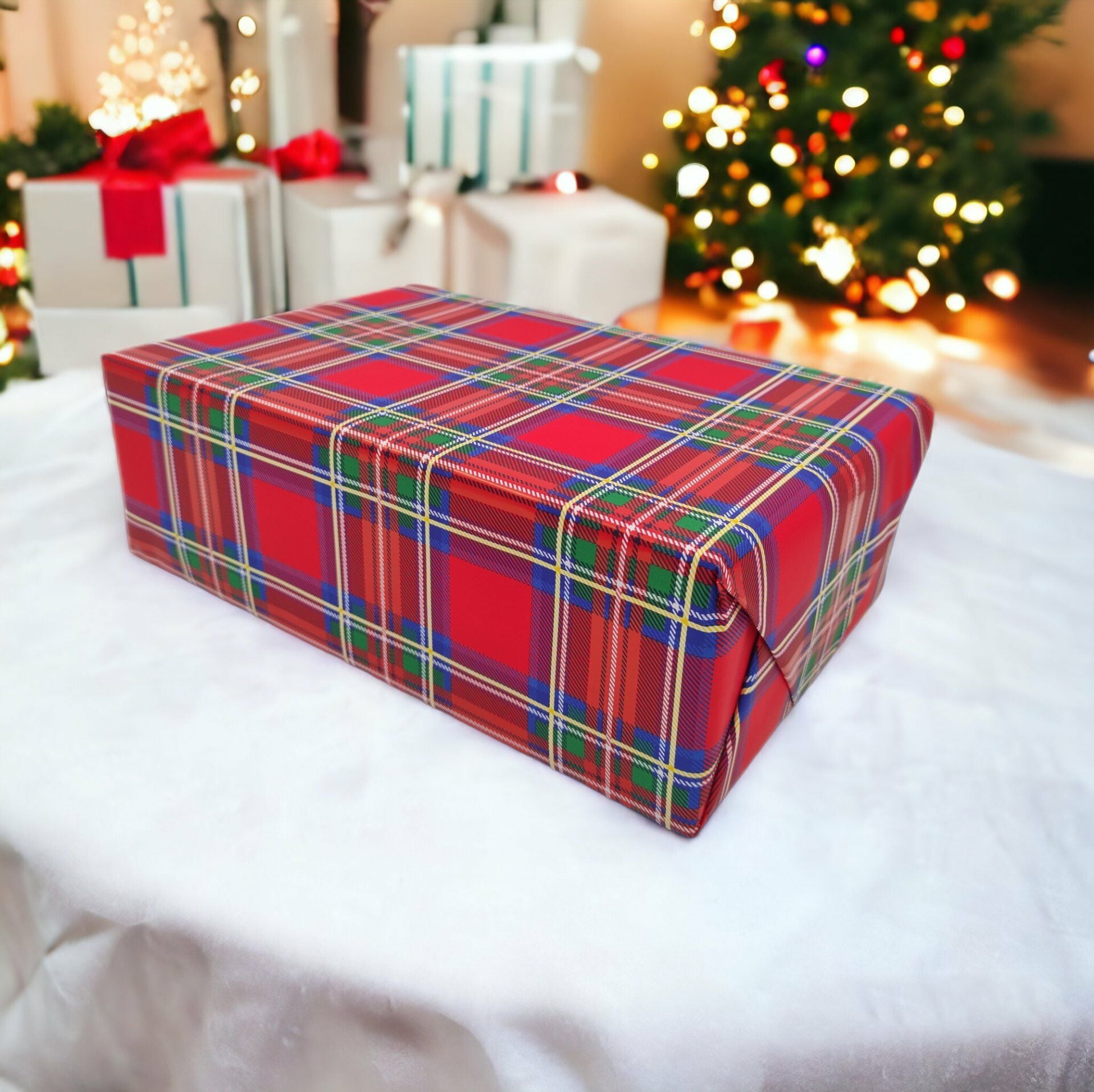 İtalyan Premium Yılbaşı Hediye Paketleme Ambalaj Kağıdı Rulo No:095f 70x300 Cm