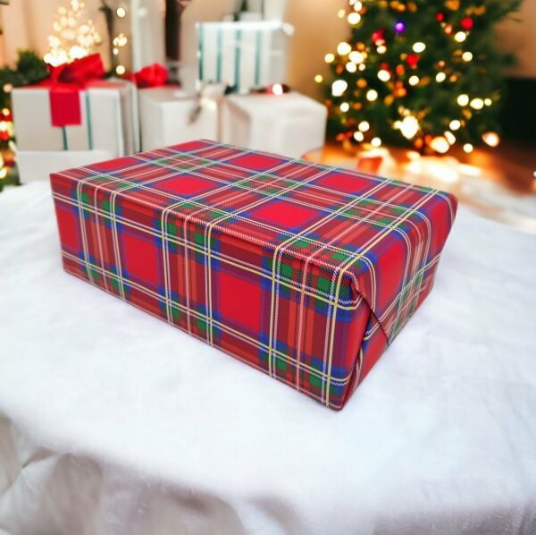 İtalyan Premium Yılbaşı Hediye Paketleme Ambalaj Kağıdı Rulo No:095f 70x300 Cm