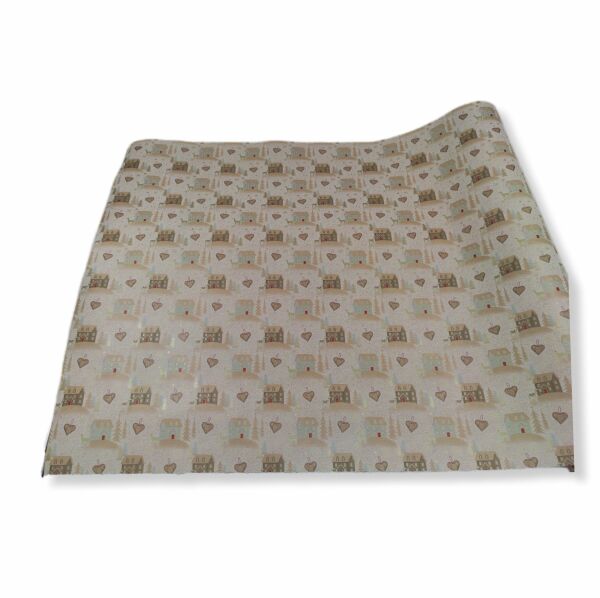 Roco Paper İtalyan Premium Yılbaşı Hediye Paketleme Ambalaj Kağıdı Rulo No:749F 70*300 cm