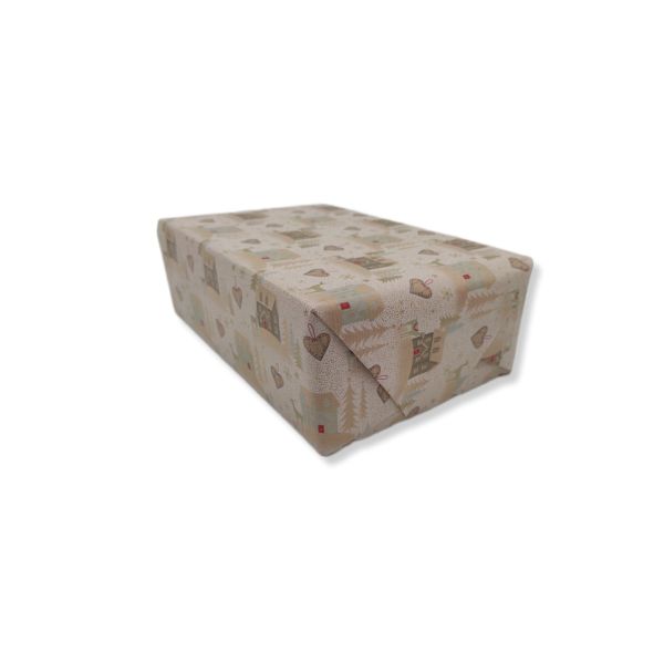 Roco Paper İtalyan Premium Yılbaşı Hediye Paketleme Ambalaj Kağıdı Rulo No:749F 70*300 cm