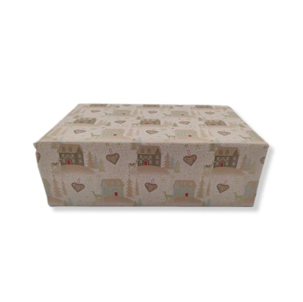 Roco Paper İtalyan Premium Yılbaşı Hediye Paketleme Ambalaj Kağıdı Rulo No:749F 70*300 cm