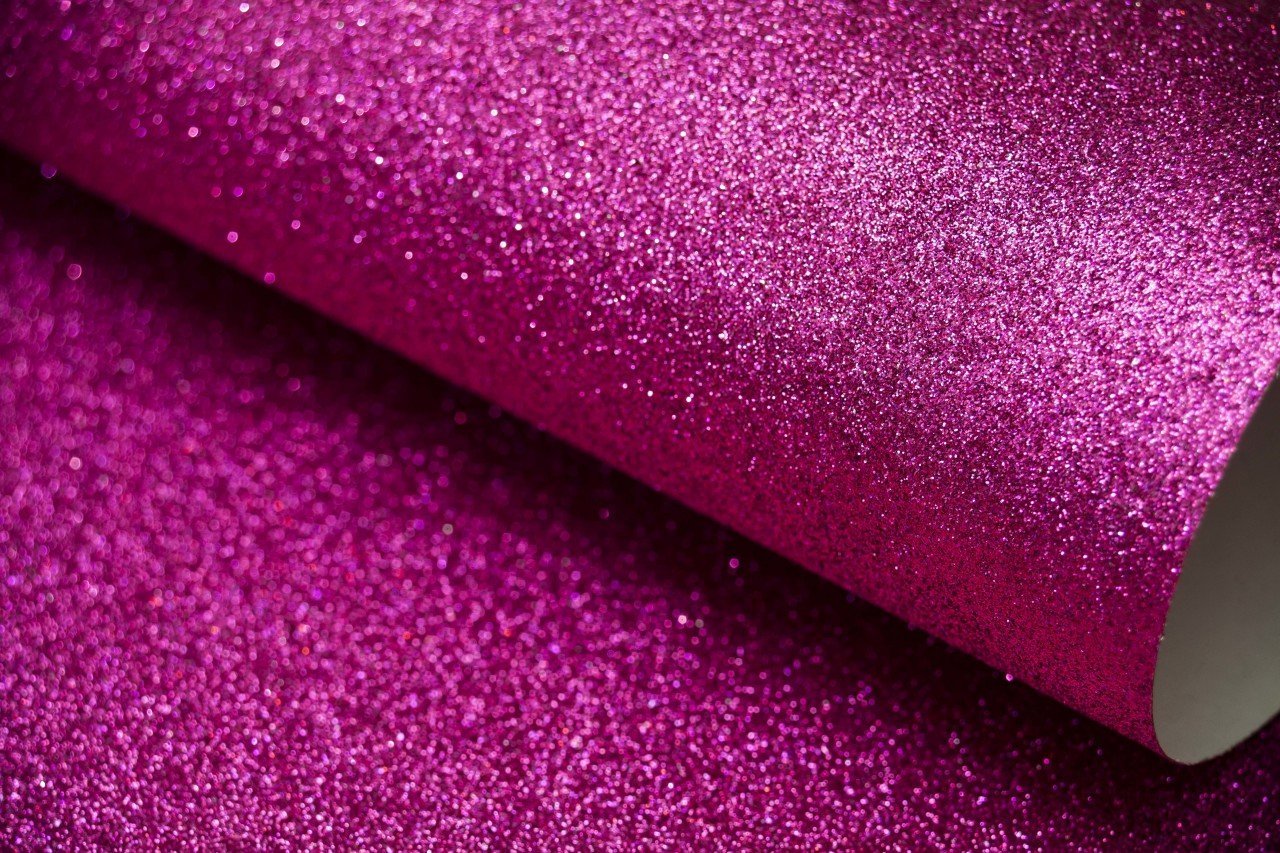 Simli Fon Karton 200 Gr. 50x70 - Pembe