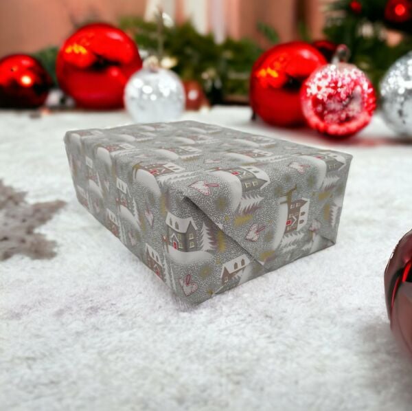 Roco Paper İtalyan Premium Yılbaşı Hediye Paketleme Ambalaj Kağıdı Rulo No:449F 70*300 cm