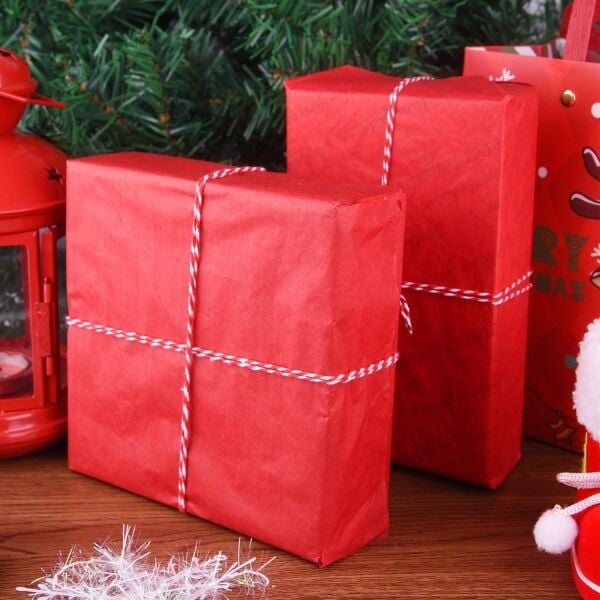 Kırmızı Pelur Kağıt, Hediye, Çiçek Ambalaj Paketleme, Hobi ve El İşi Kağıdı, 35x50 Cm, 100 Adet