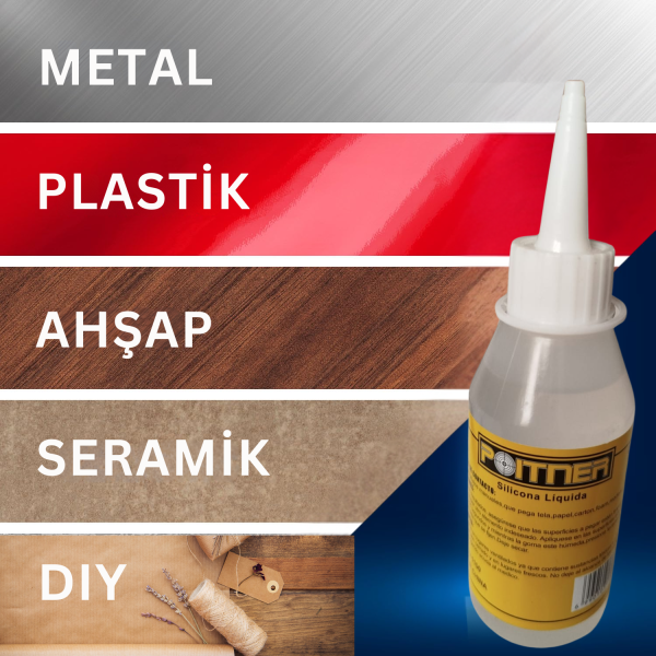 Soğuk Silikon Sıvı Yapıştırıcı, Su Geçirmez, Kuvvetli Ahşap, Seramik, Takı, DIY Tutkalı, 100 ML