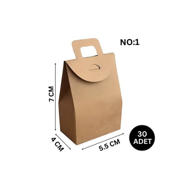 Ramazan Takvim Seti - 30 Günlük Advent Calendar Sticker - 30 Adet Kraft El Geçme Çanta - 10m Jüt İp