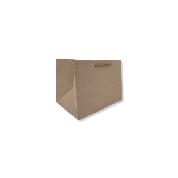 Kraft Karton ''pasta'' Çanta 20x13x13 Cm (10'LU PAKET)
