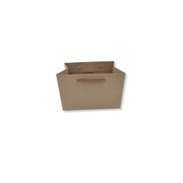 Kraft Karton ''pasta'' Çanta 20x13x13 Cm (10'LU PAKET)