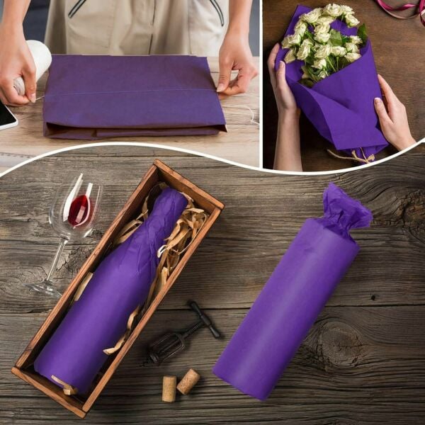 Pelur Kağıt - Mor 17 Gr/m. 50x70 Cm - 25'li Paket
