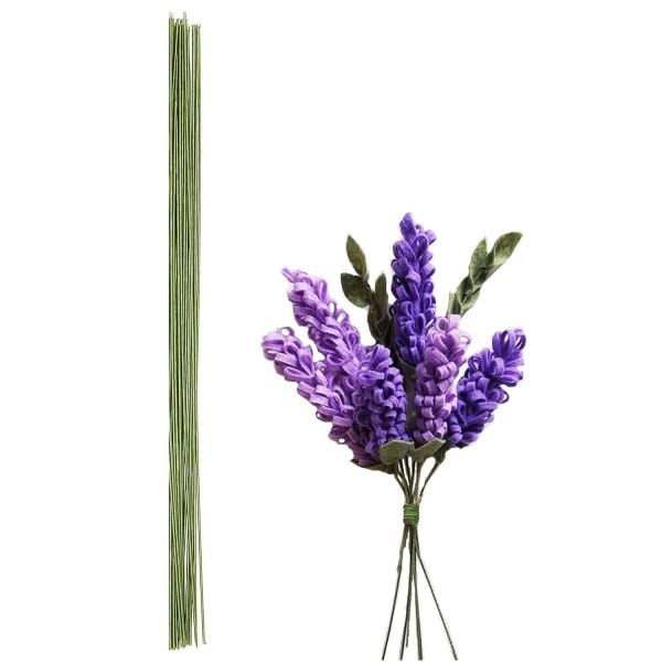 Roco Paper Çiçek Teli  No:20 (1.2mm) - 15 Adet 60 cm - Yeşil