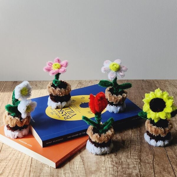 Şönil Tel Seti, El İşi, DIY, Hobi ve Çiçek Yapım Telleri, Neon Sarı, 100 Adet, 6 mm - 30 Cm