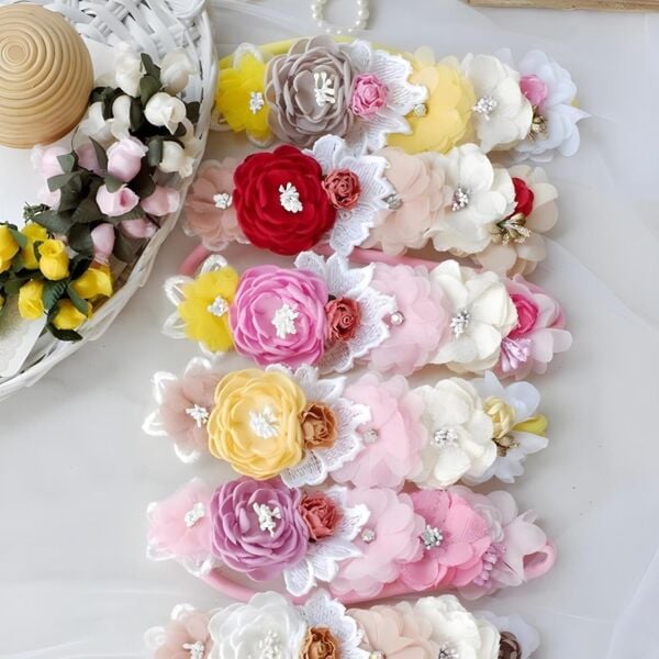 Klasik Plastik Tohum 20'li Bağ - Beyaz Çift Taraflı Yapay Çiçek Tomurcuğu, Buket Çiçek Süsleme