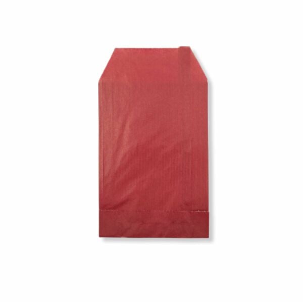 Hediye Paketi 25x6x30 Cm Dipsiz Kese Kağıdı Yapışkanlı Ağız Kırmızı 25'li Paket