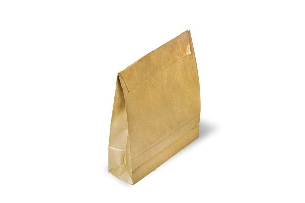 Hediye Paketi 25x8x36 Cm Kese Kağıdı Yapışkanlı Ağız Altın 25'li Paket