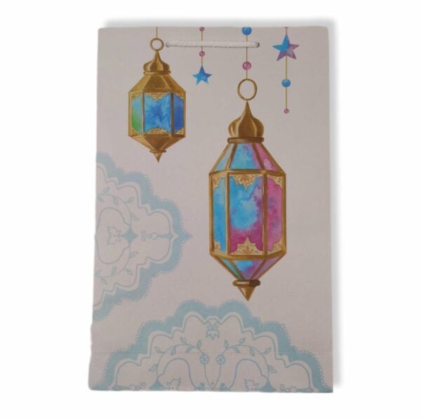 Roco Paper Karton Çanta Ramazan Tema Baskılı 26*40*8 cm 10 Adet