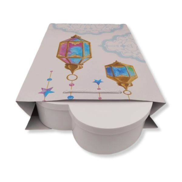 Roco Paper Karton Çanta Ramazan Tema Baskılı 26*40*8 cm 10 Adet