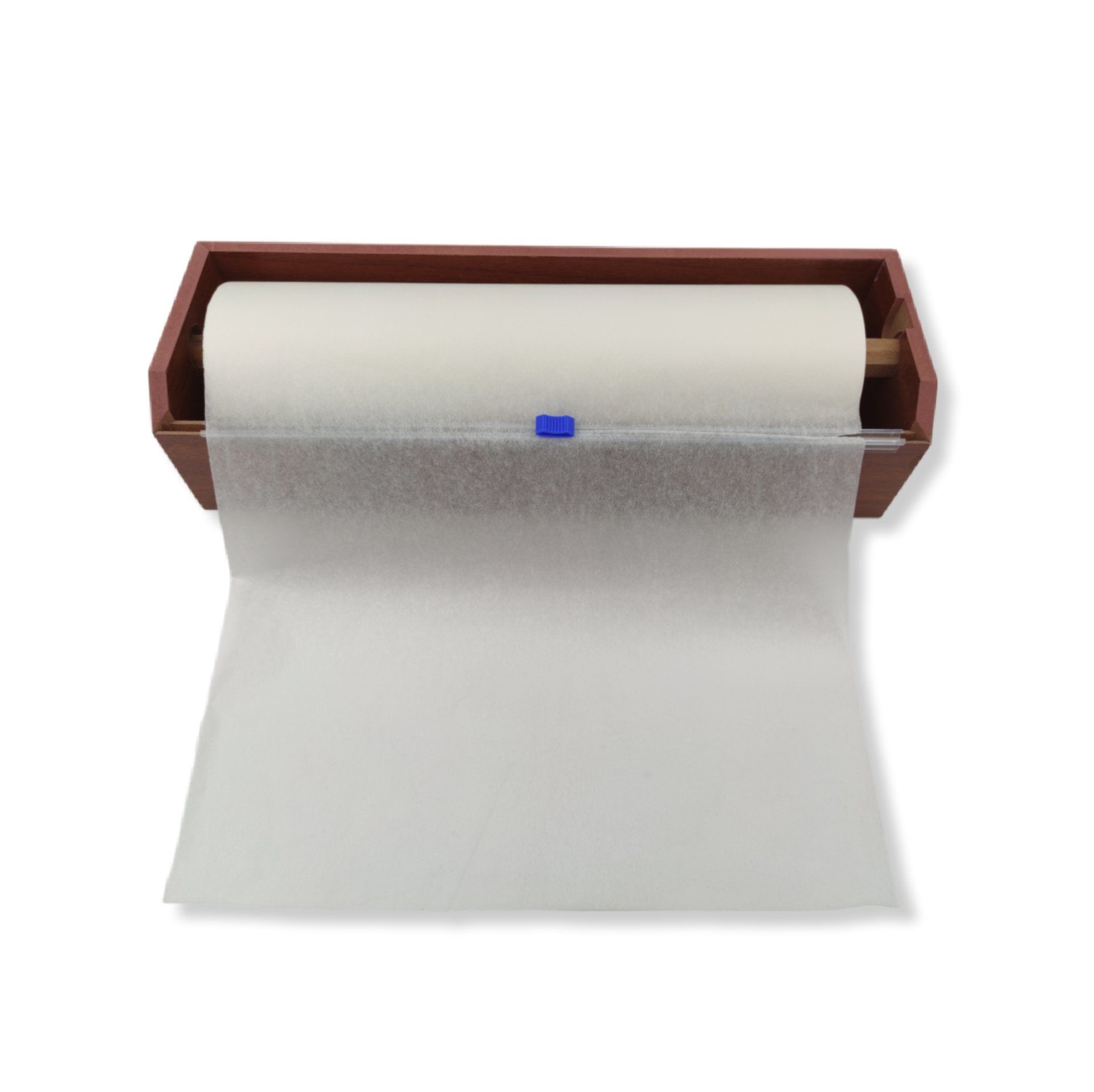Sürgülü Bıçak Ve Ahşap Kutusu Ile Gelen Beyaz Pelur Kağıt 30 Cm X 150 Metre 18 gr./m.