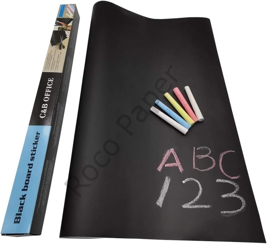 Çıkarılabilir Kara Tahta Blackboard Sticker Duvar Çıkartması 45x200cm