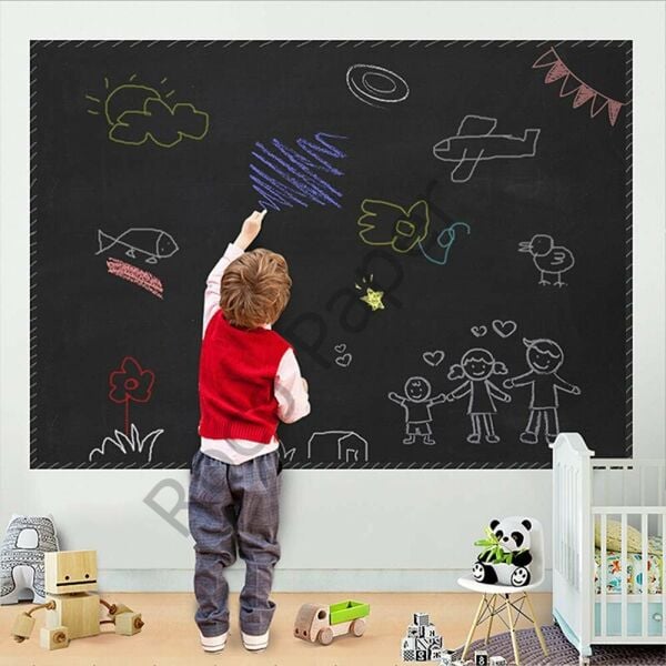 Çıkarılabilir Kara Tahta Blackboard Sticker Duvar Çıkartması 45x200cm