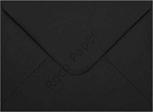 Roco Paper Siyah Minik Zarf 7x9 Cm 50 Adet