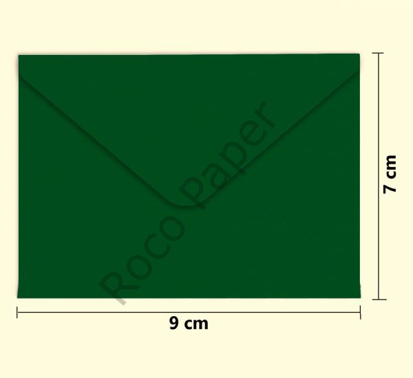 Roco Paper Yeşil Minik Zarf 7x9 Cm 50 Adet