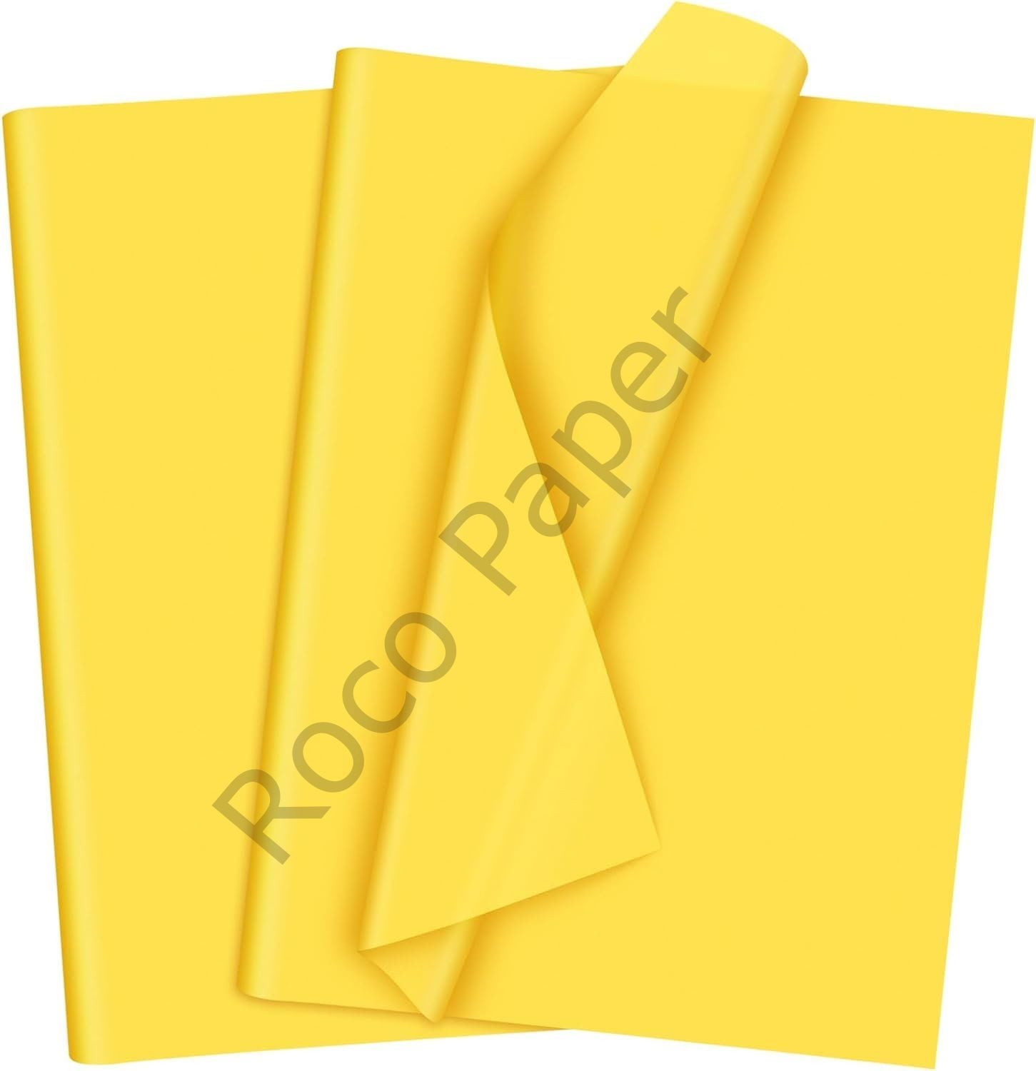 Pelur Kağıt - Sarı 17 gr/m. 50*70 cm - 25'li Paket