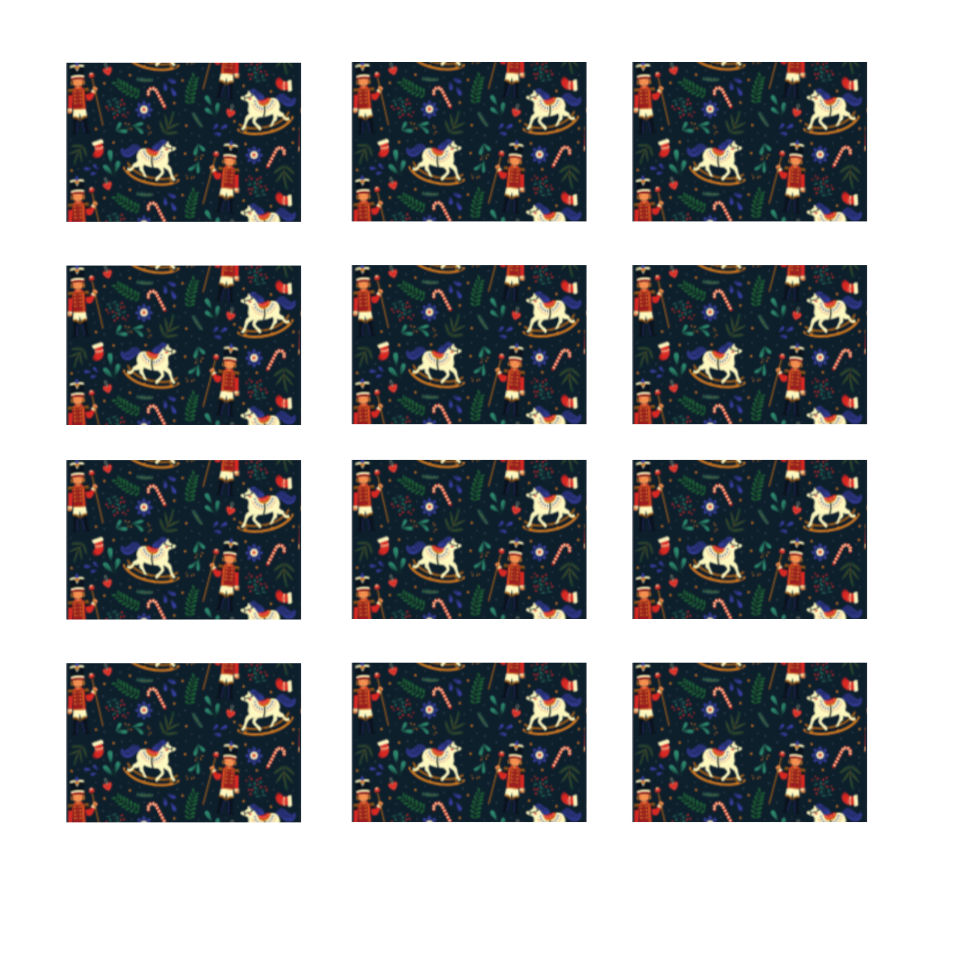 Yılbaşı Sticker - 16 Adet - Yılbaşı Duvar, Cam, Hediye Kutusu Sticker - 5x3.5 Cm - G1