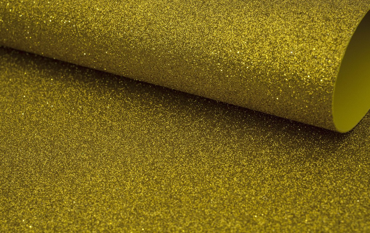 Simli Eva (FOAM) 50x70 Cm - Altın