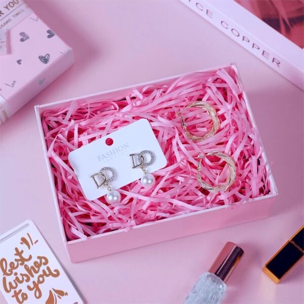 Açık Pembe Kırpık Pelur Dolgu Kağıdı 100 gr.