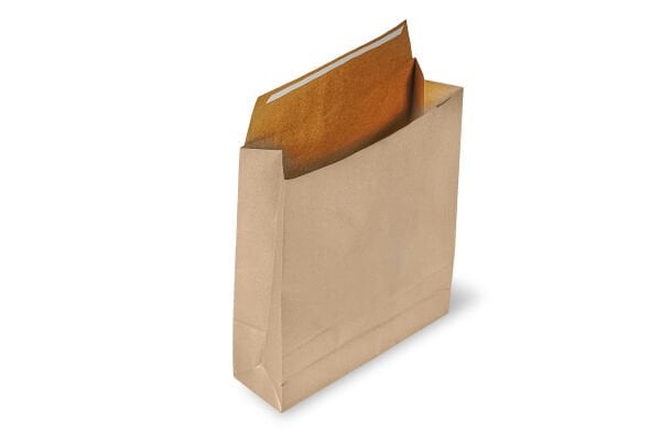 Bantlı Hediye Zarfı 22x28x8 cm - Kraft 24 Adet