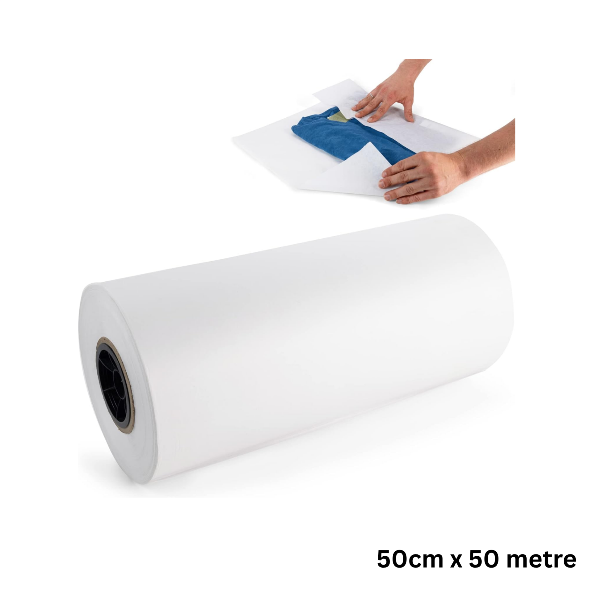Koruyucu Rulo Pelur Kağıt, 50 Cm X 50 Metre,  Kargo ve Hediye Paketleme, Ambalaj Kağıdı, Beyaz
