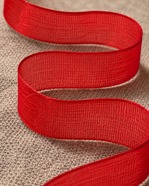 Keten Kurdela 2.5 cm - 20 metre Kırmızı