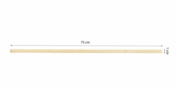 Uçurtma Çitası 3'lü 75cm - Ahşap Dikdörtgen Çita - 1cm X 0,5cm X 75cm