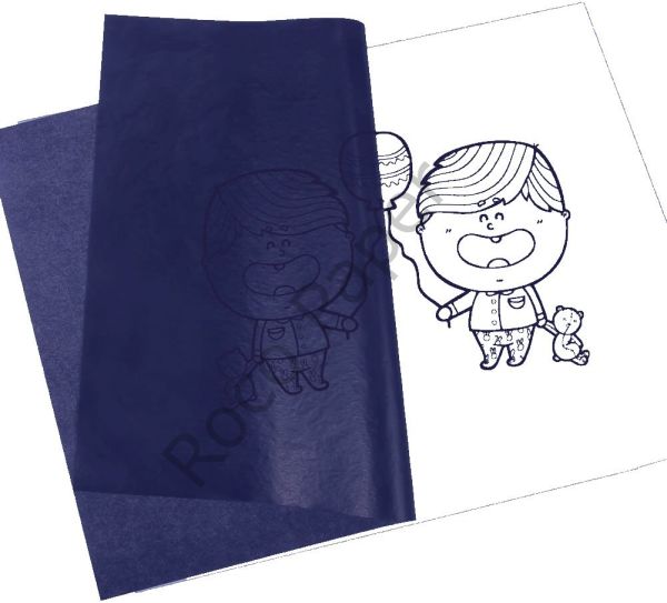 Roco Paper Karbon Grafit Transfer Kağıdı Mavi - 30*42 cm - 100'lü