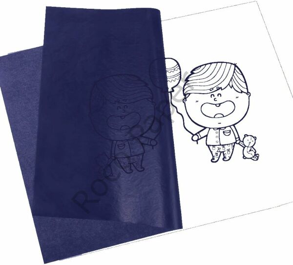 Karbon Grafit Transfer Kağıdı Mavi - 21x31 Cm - 5'li