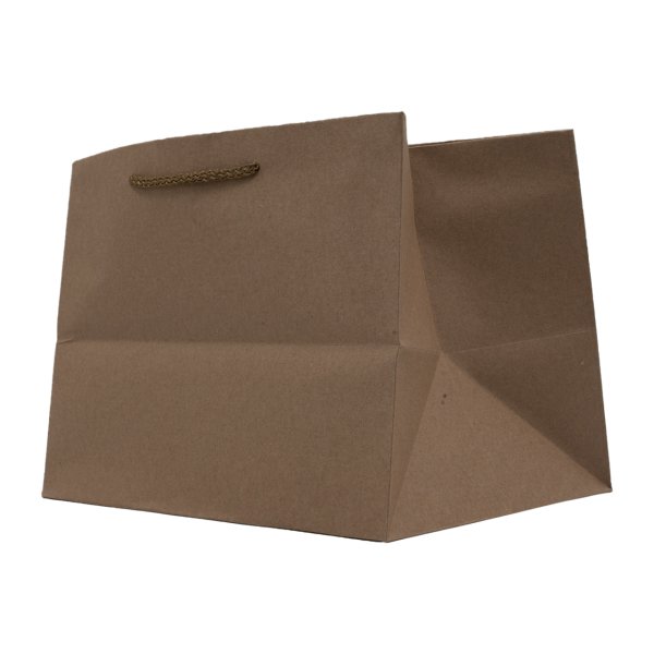 Kraft Karton ''pasta'' Çanta 25x30xh:30 Cm 10'lu Paket