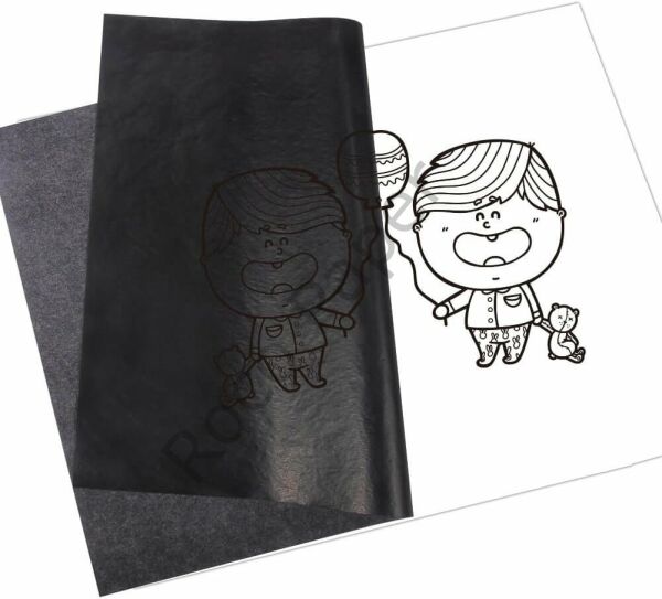 Roco Paper Karbon Grafit Transfer Kağıdı Siyah - 44*62 cm - 100'lü