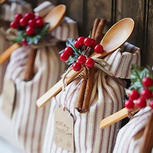 Yılbaşı Çubuklu Süsleme Topları Kırmızı 12’li Paket