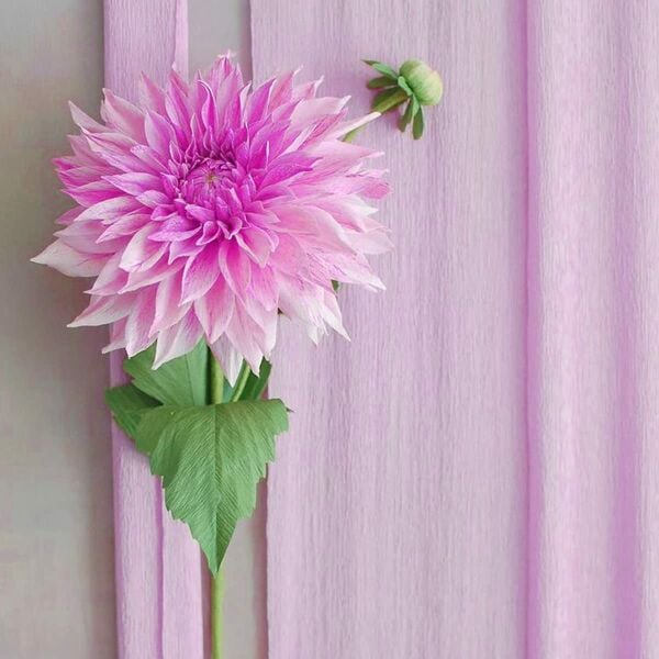 Italyan Krapon Kağıdı No:380 - Sümbül Lila - Hyacinthus 90 Gr. 50x150 Cm