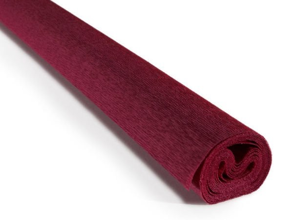 Italyan Krapon Kağıdı No:362 - Bordo - Burgundy 90 Gr. 50x150 Cm