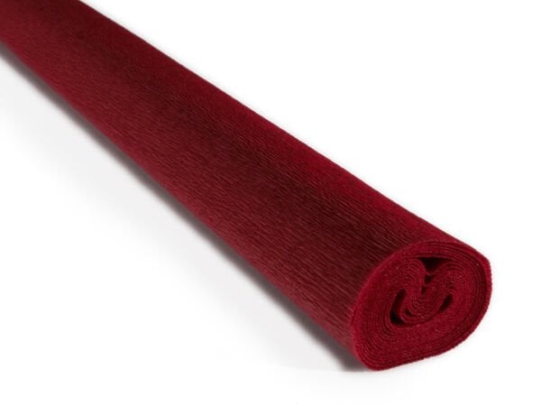 Italyan Krapon Kağıdı No:364 - Koyu Kırmızı - Red Vine 90 Gr. 50x150 Cm