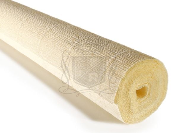 İtalyan Krapon Kağıdı No:17A1 - Kemik - Cream by Tiffany 180 gr. 50X250 cm