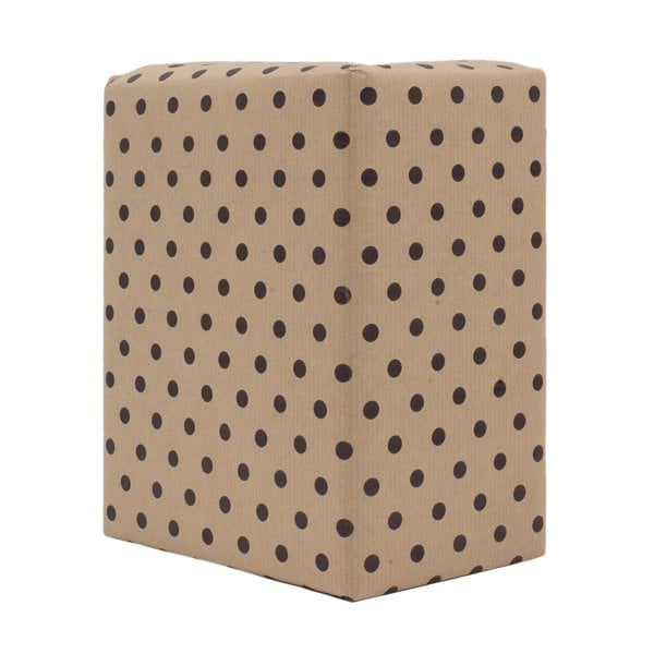 Kraft Ambalaj Siyah Puantiye 40gr 70x100cm