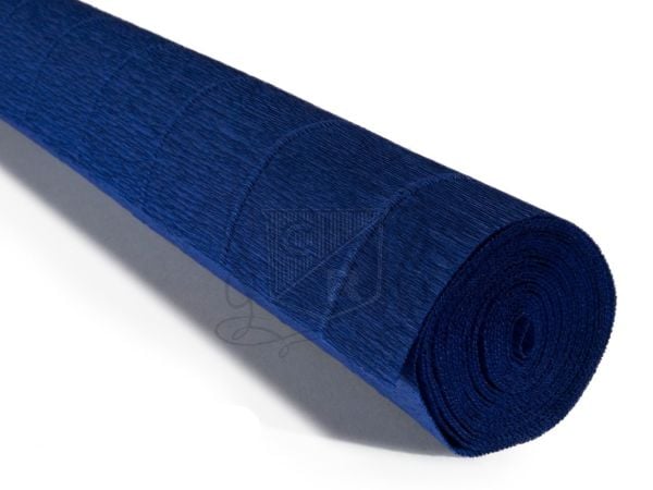 İtalyan Krapon Kağıdı No:555 - Lacivert - Midnight Blue 180 gr. 50X250 cm