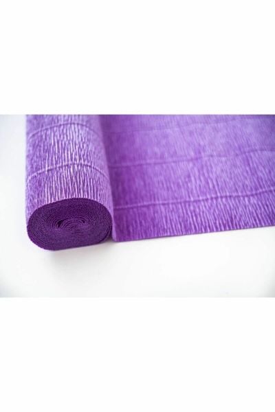 Italyan Krapon Kağıdı No:17e2 - Lavanta - Violet 180 Gr. 50x250 Cm