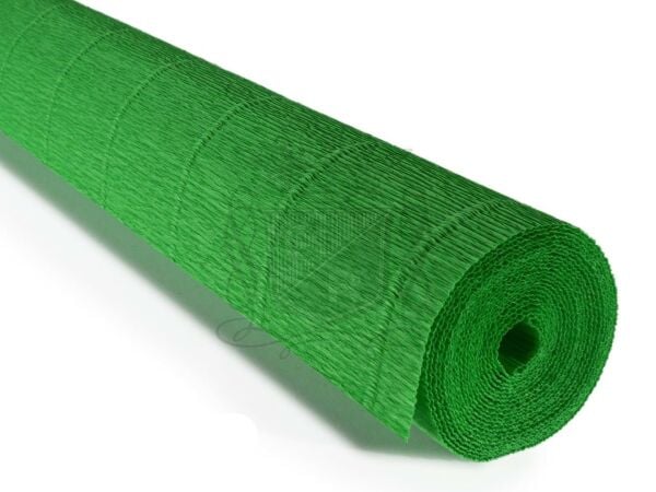 İtalyan Krapon Kağıdı No:563 - Yeşil - Green - 180 gr. 50X250 cm