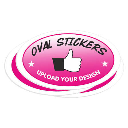 Özelleştirilebilir Oval Kesim Sticker – Hediye Paketi, Ambalaj, El Yapımı Ürün Etiketi